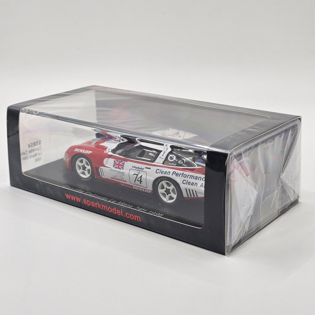 Spark Callaway Corvette #74 Agusta Racing Team 24Hrs Le Mans 1996 1/43 Scale S5854