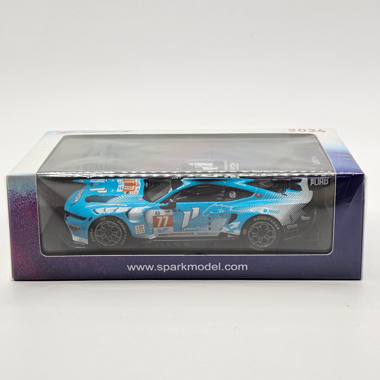 Spark Ford Mustang GT3 #77 Proton Competition 24Hrs Le Mans 2024 1/43 Scale S9153
