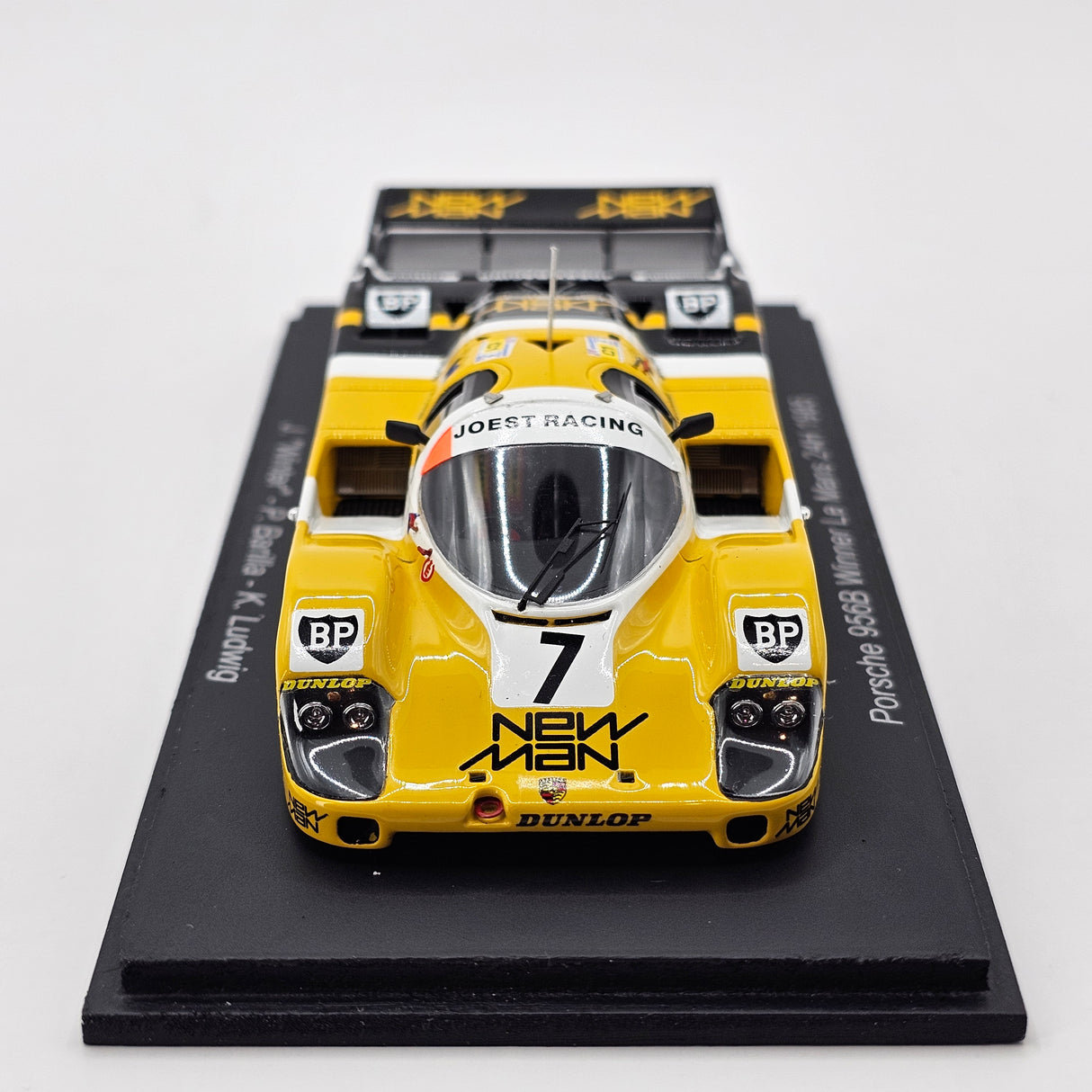 Spark Porsche 956B #7 NewMan Joest Racing 24Hrs Le Mans 1985 Winner 1/43 Scale