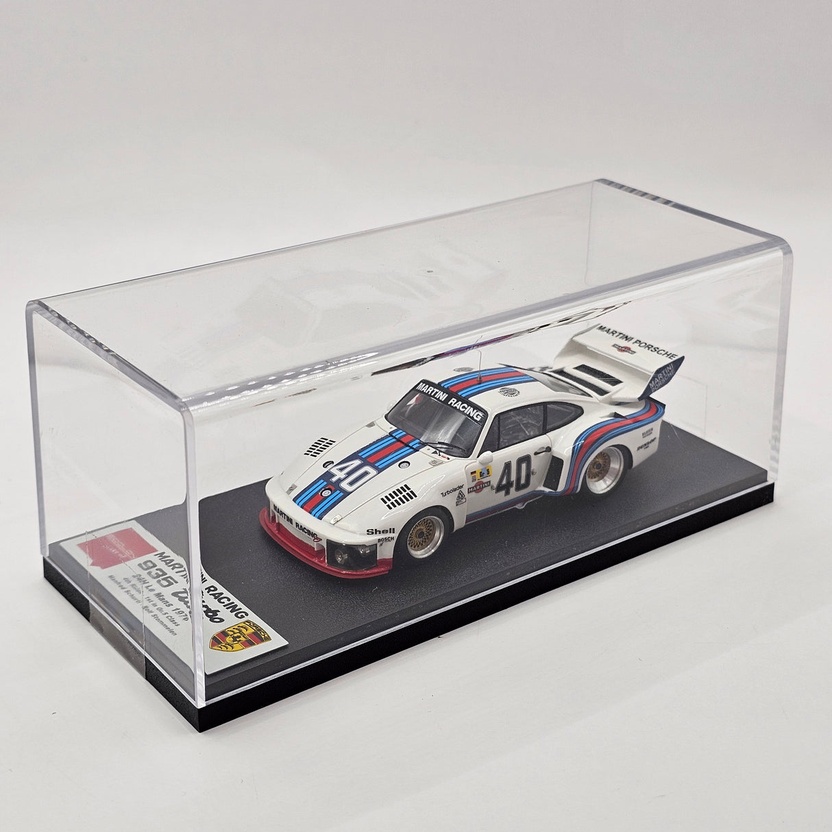 Make Up Eidolon Porsche 935 Turbo #40 Martini Racing Porsche 24Hrs Le Mans 1976 1/43 Scale