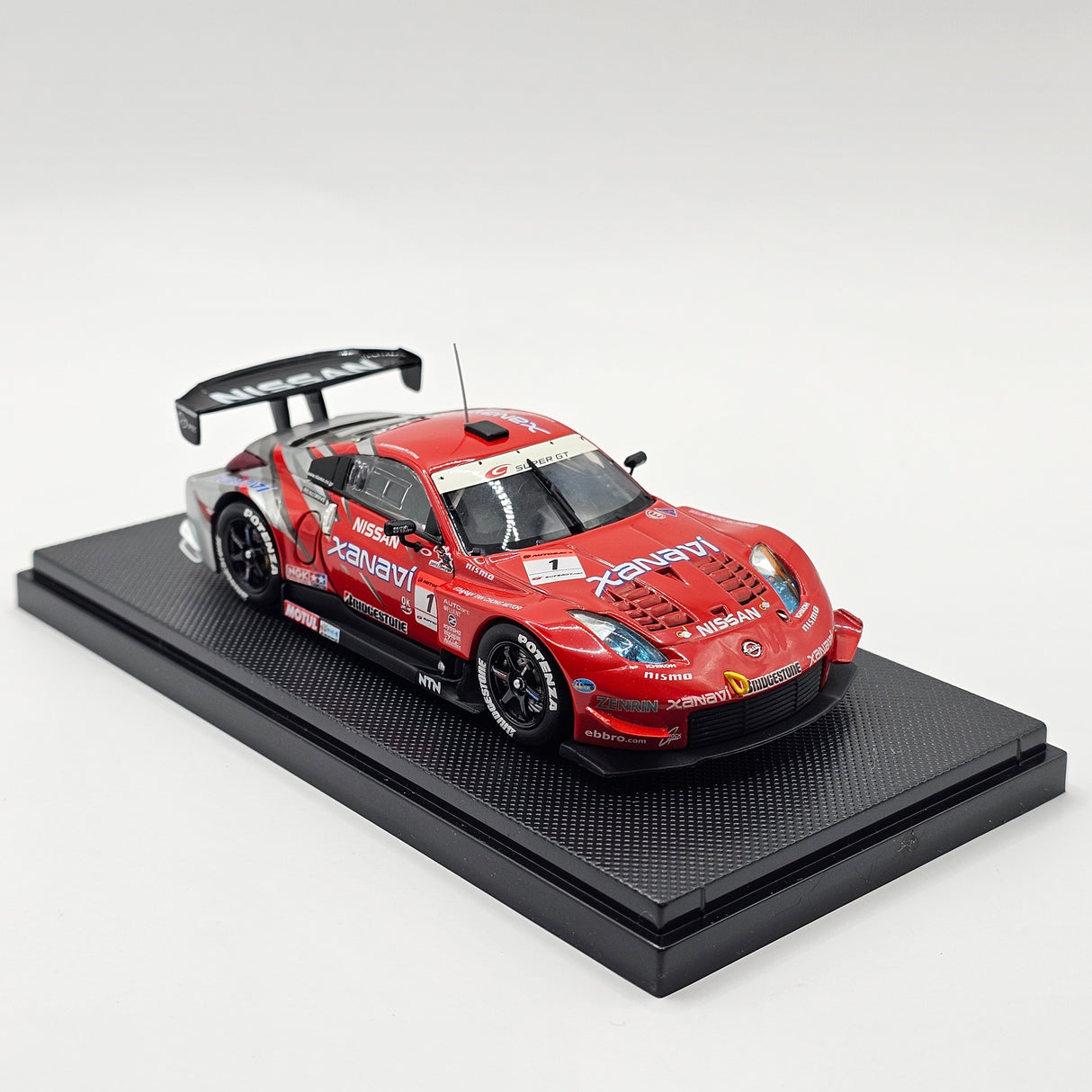 EBBRO Nissan Z #1 Xanavi Nismo Super GT GT500 2005 Malaysia Rd 1/43 Scale