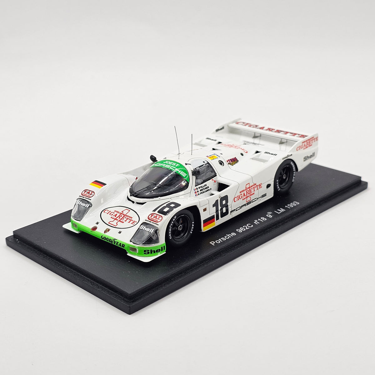 Spark Porsche 962C #18 Joest Porsche Racing 24Hrs Le Mans 1993 1/43 Scale