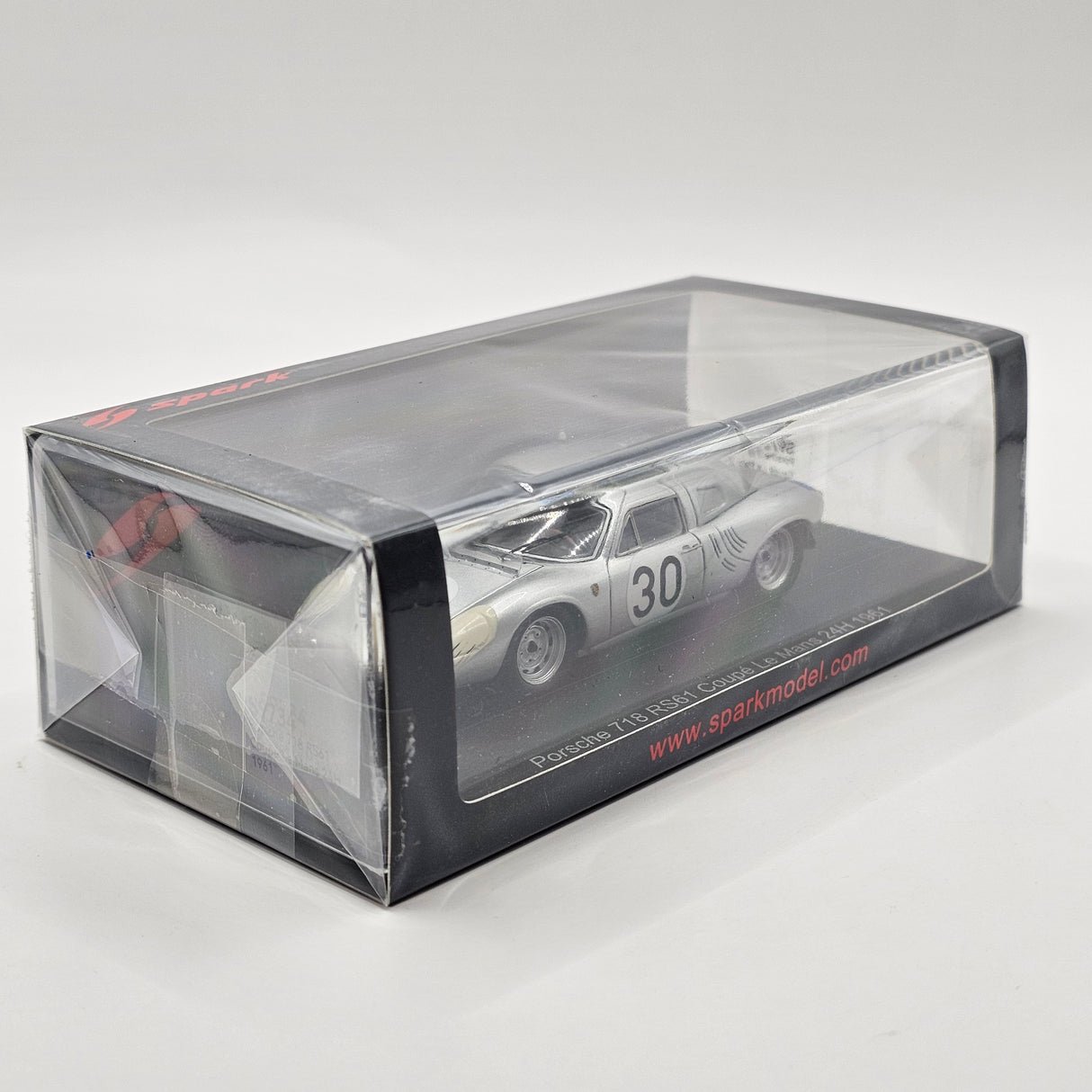 Spark Porsche 718 RS61 Coupé #30 Porsche KG Le Mans 24H 1961 1/43 Scale