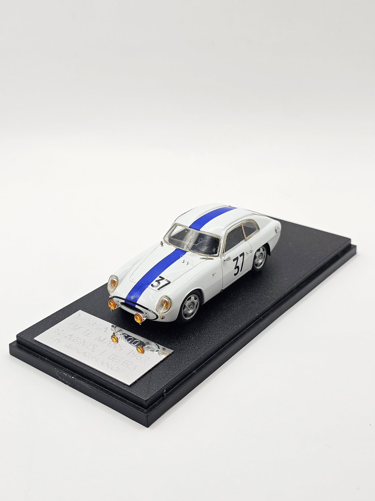 Renaissance OSCA 1600 GT Zagato #37 Automobili O.S.C.A. 24Hrs Le Mans 1962 1/43 Scale