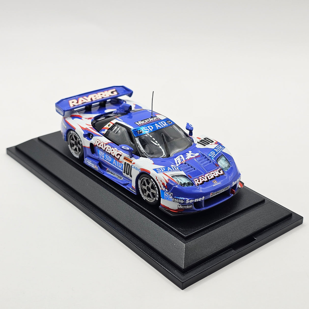EBBRO Honda NSX #100 Raybrig Team Kunimitsu JGTC GT500 2003 1/43 Scale