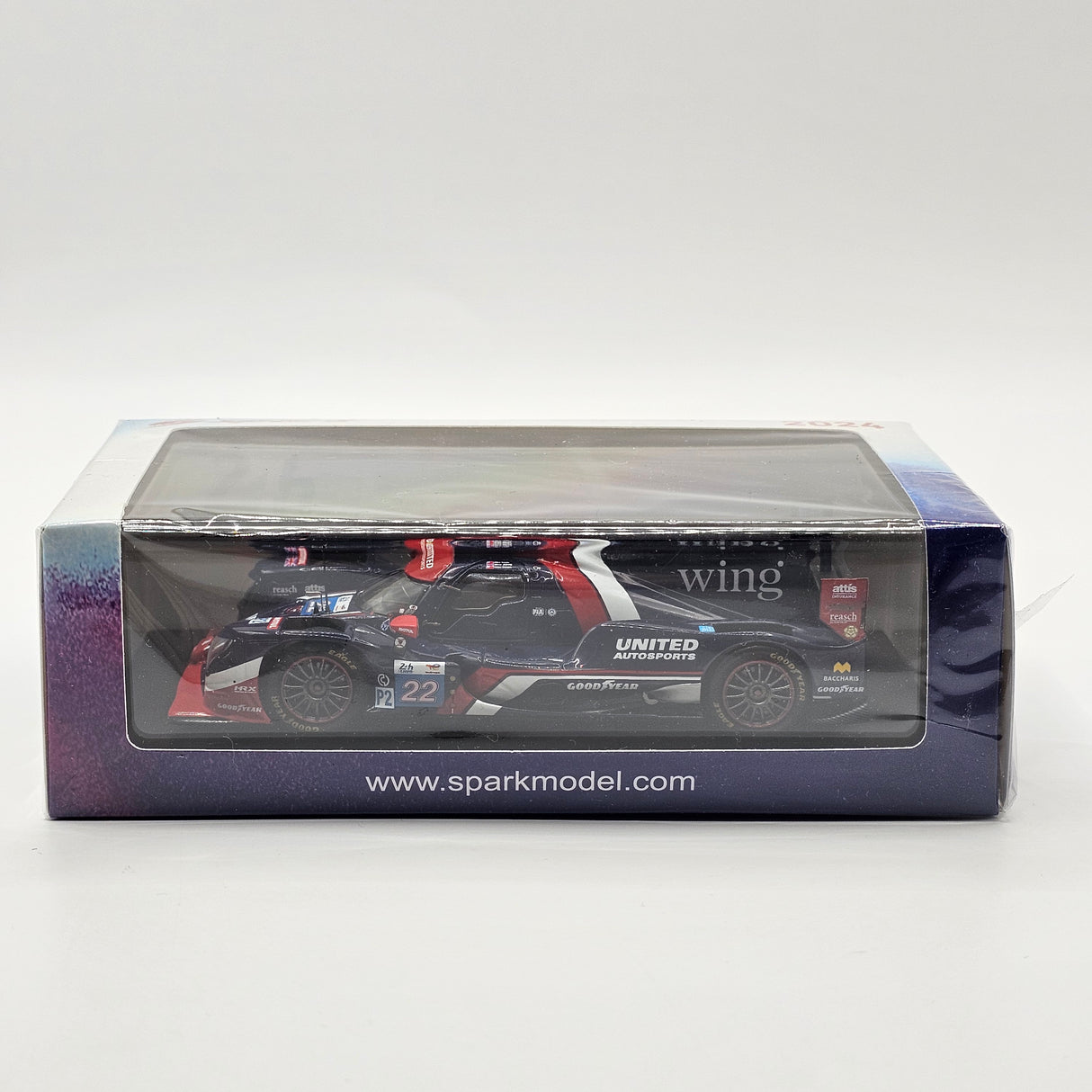 Spark Oreca 07 Gibson #22 United Autosport LMP2 Winner Le Mans 2024 1/43 Scale