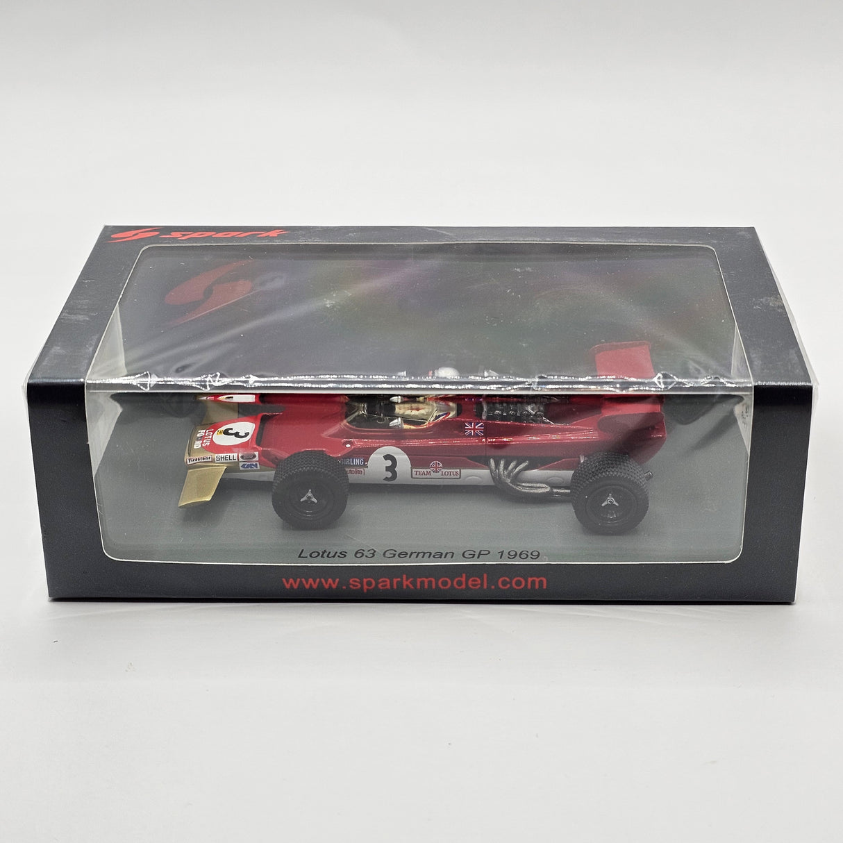 Spark Lotus 63 #3 Mario Andretti German GP 1969 1/43 Scale S6354