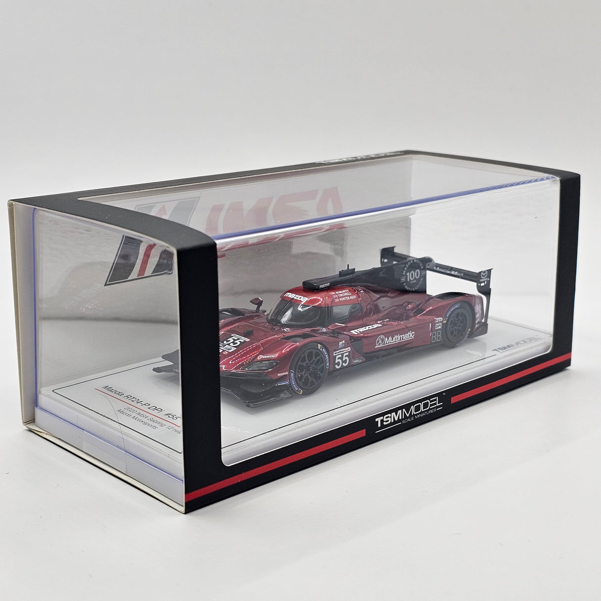 Truescale TSM Mazda RT24-P DPI #55 2020 IMSA Sebring 12 Hours Winner 1/43 Scale