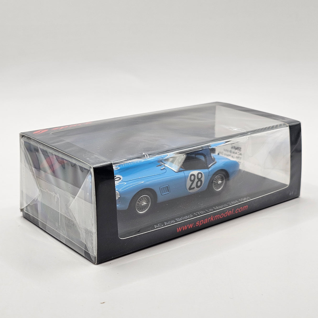 Spark AC Ace Bristol #28 Equipe Chardonnet Le Mans GT 2.0 Class Winner 1961 1/43 Scale