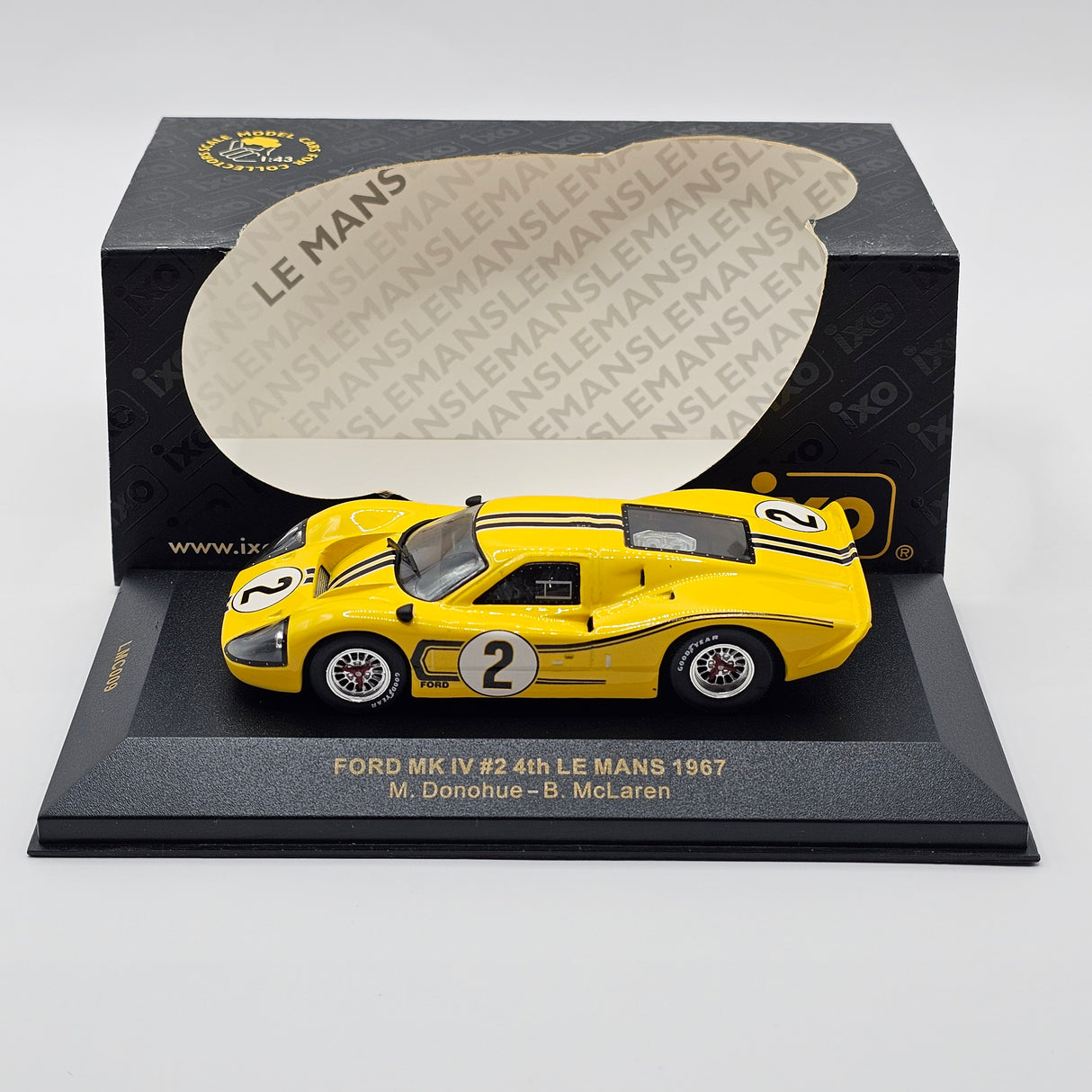 IXO Ford Mark IV #2 Ford Motor Company Shelby American Le Mans 1967 1/43 Scale