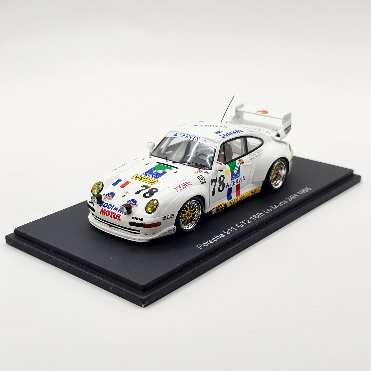 Spark Porsche 911 GT2 #78 Jean-François Veroux Le Mans 24H 1995 1/43 Scale S9898