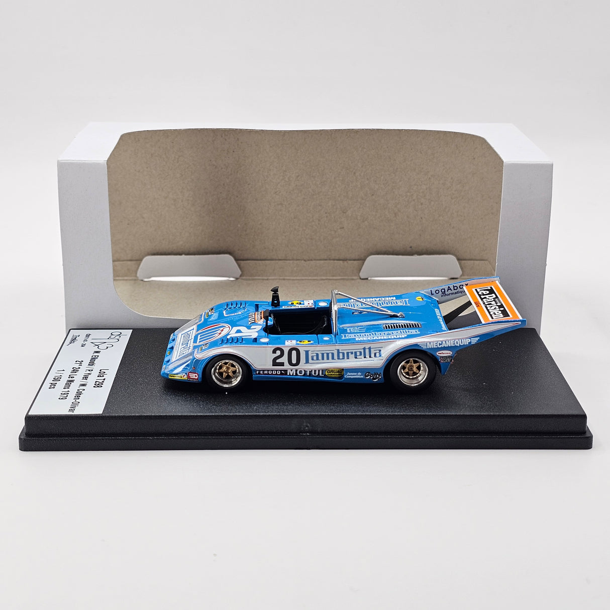 Trofeu DSN Lola T298 BMW #20 Lambretta SAFD 24Hrs Le Mans 1979 1/43 Scale