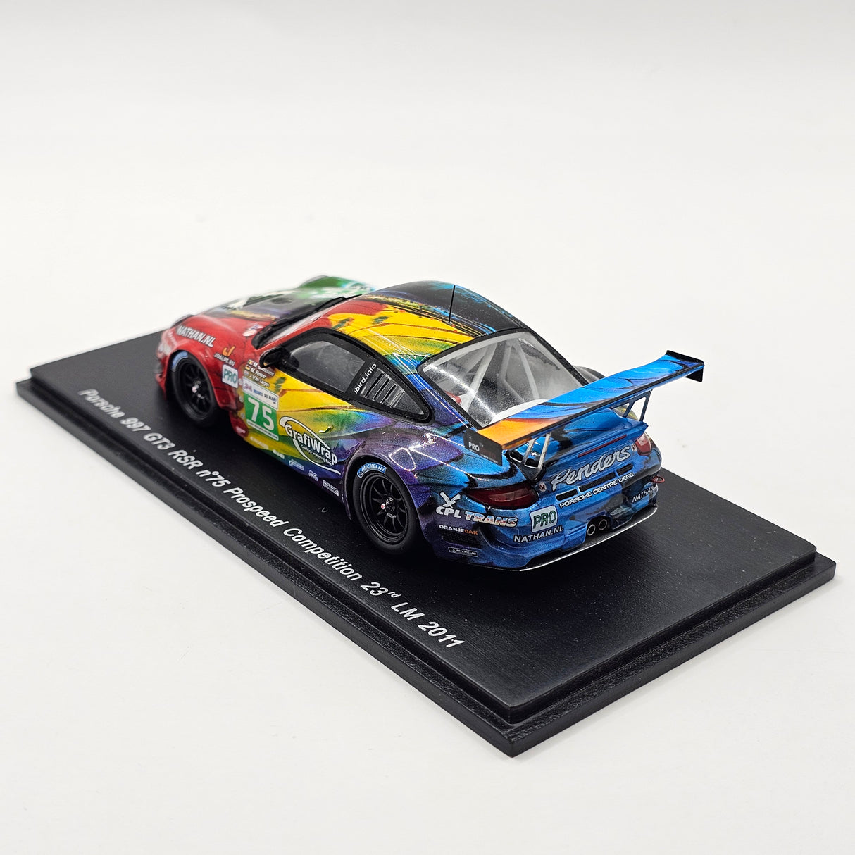 Spark Porsche 997 GT3 RSR #75 Prospeed Competition 24Hrs Le Mans 2011 1/43 Scale