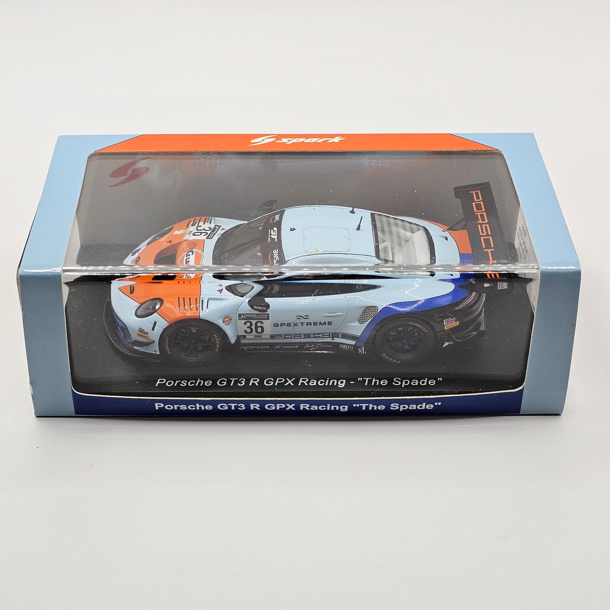 Spark Porsche 911 GT3 R #36 GPX Racing 2020 Coppa Florio Winner 1/43 Scale