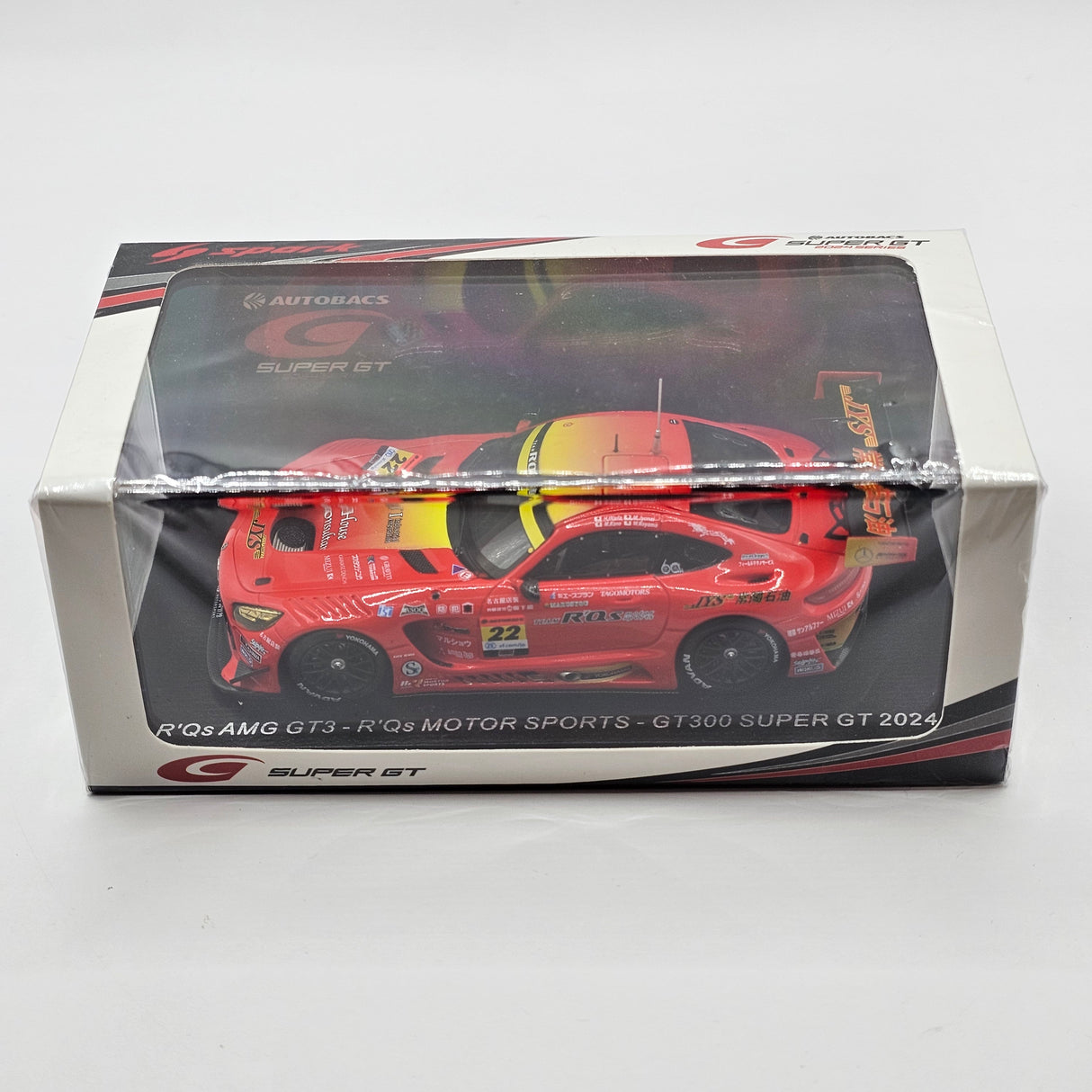 Spark Mercedes AMG GT3 Evo #22 R'Qs Motor Sports Super GT GT300 2024 1/43 Scale