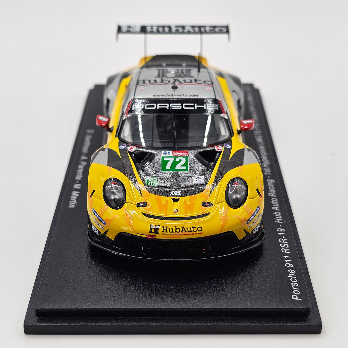 Spark Porsche 911 RSR-19 #72 HubAuto Racing 24Hrs Le Mans 2021 1/43 Scale S8261