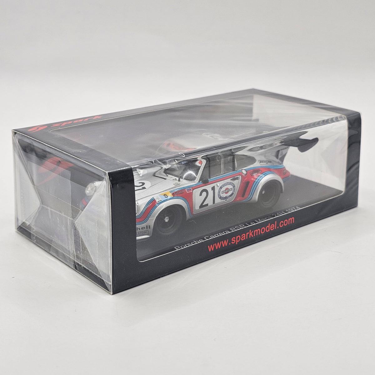 Spark Porsche 911 Carrera RSR Turbo #21 Martini Racing 24Hrs Le Mans 1974 1/43 Scale