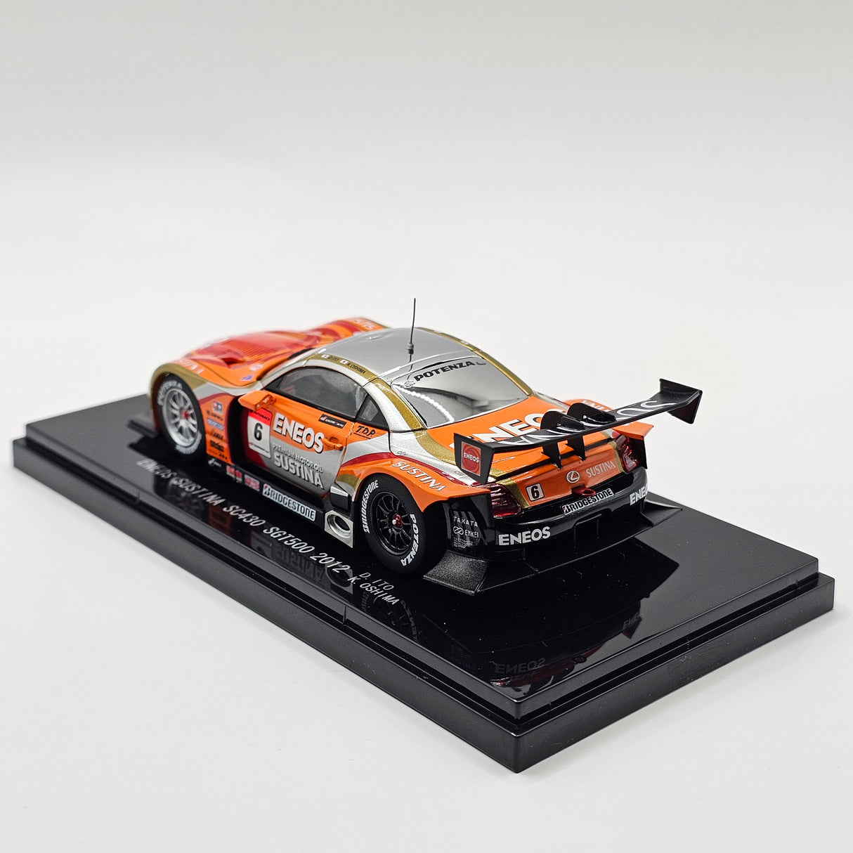 EBBRO Lexus SC430 #6 Lexus Team LeMans ENEOS Super GT 2012 1/43 Scale