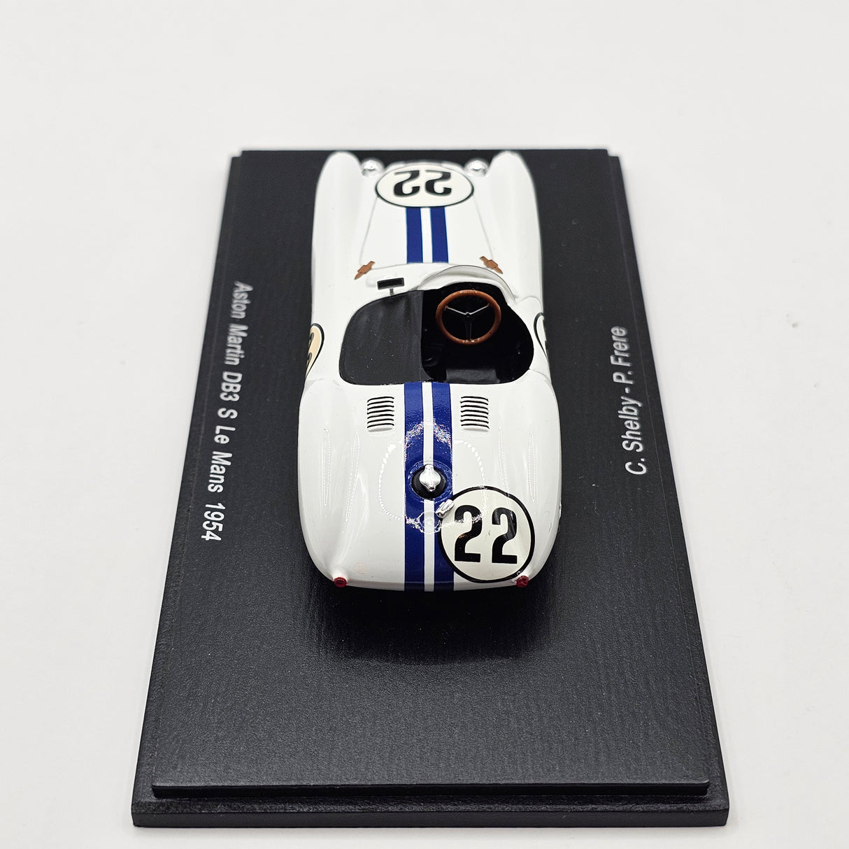 Spark Aston Martin DB3 S #22 Aston Martin C. Shelby Le Mans 1954 1/43 Scale