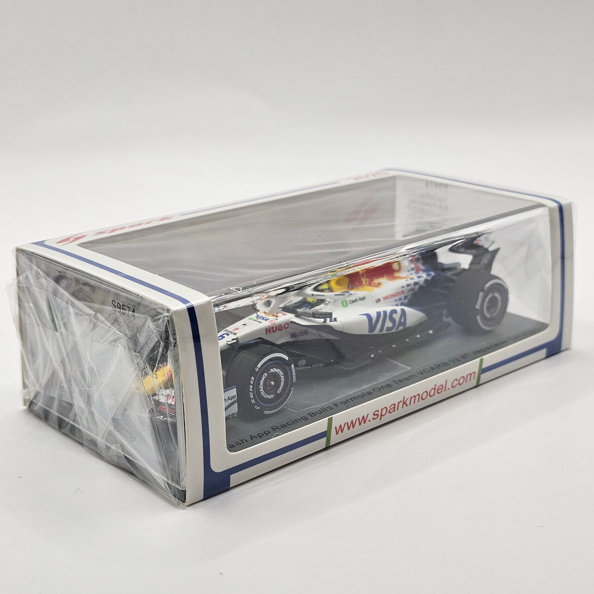 Spark Racing Bulls Honda RBPT VCARB 02 #6 Isack Hadjar 8th Japanese GP 2025 1/43 Scale