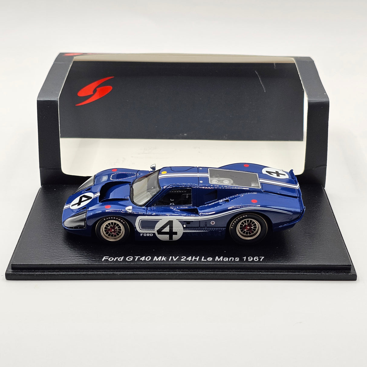 Spark Ford GT40 MK IV #4 Ford Motor Company 24Hrs Le Mans 1967 1/43 Scale