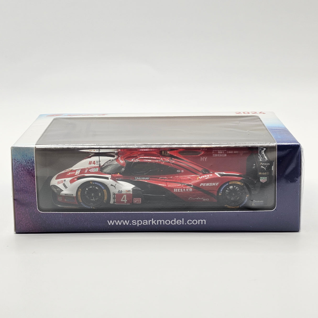 Spark Porsche 963 #4 Porsche Penske Motorsport 24Hrs Le Mans 2024 1/43 Scale S9112