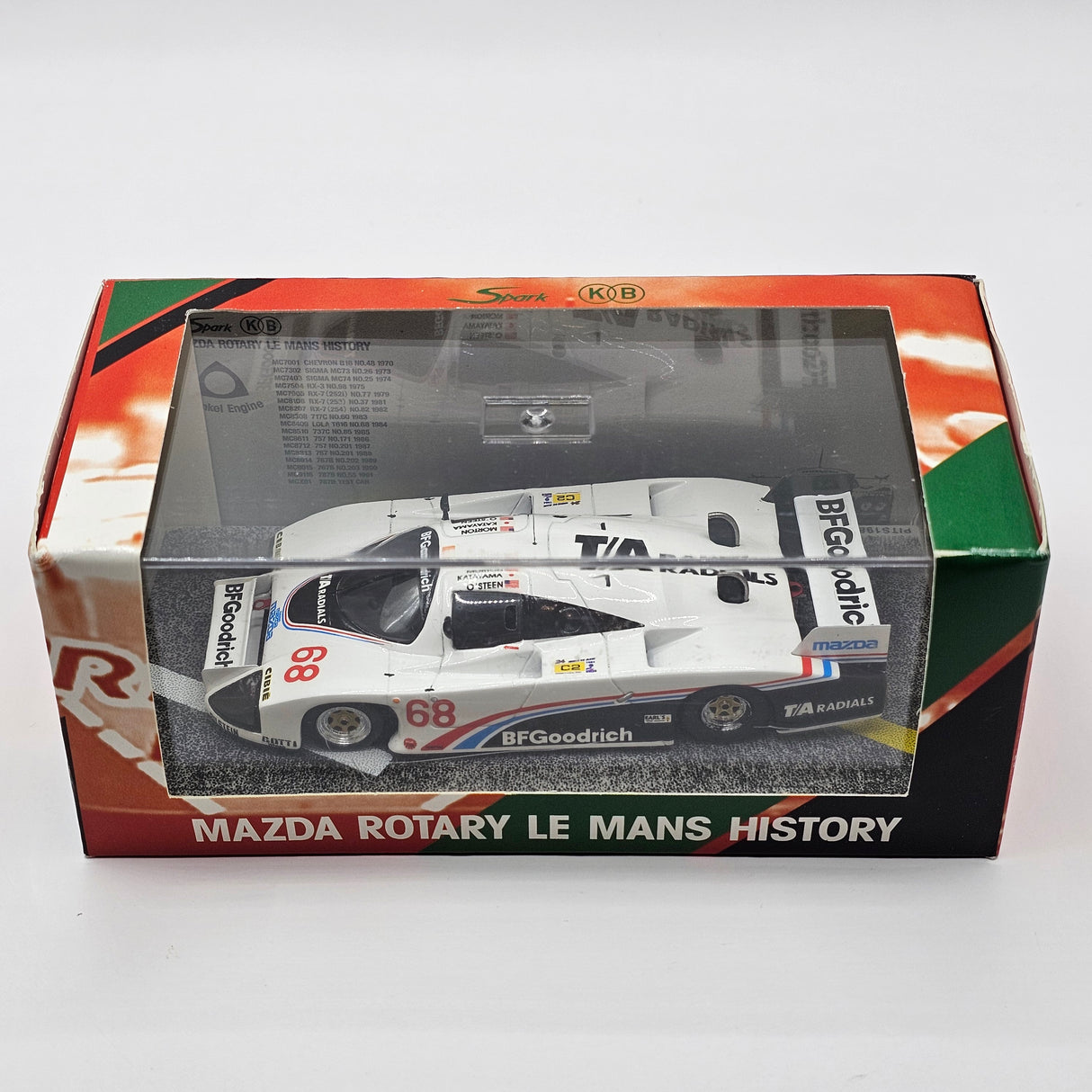 Spark Lola T616 Mazda #68 BF Goodrich Le Mans 24Hrs 1984 Rotary History 1/43 Scale