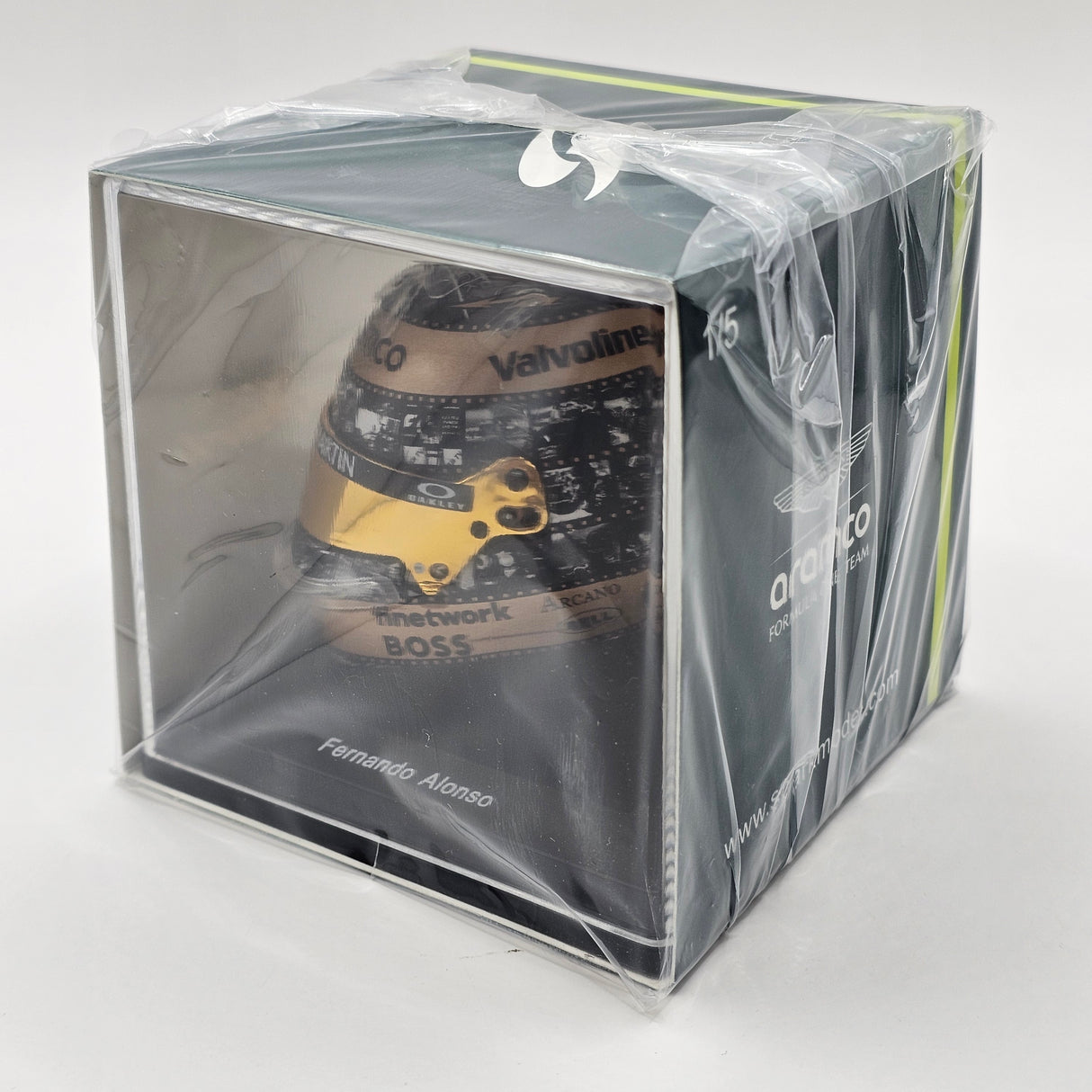 Spark Fernando Alonso 2024 Mexican GP Helmet 1/5 Scale 5HF176