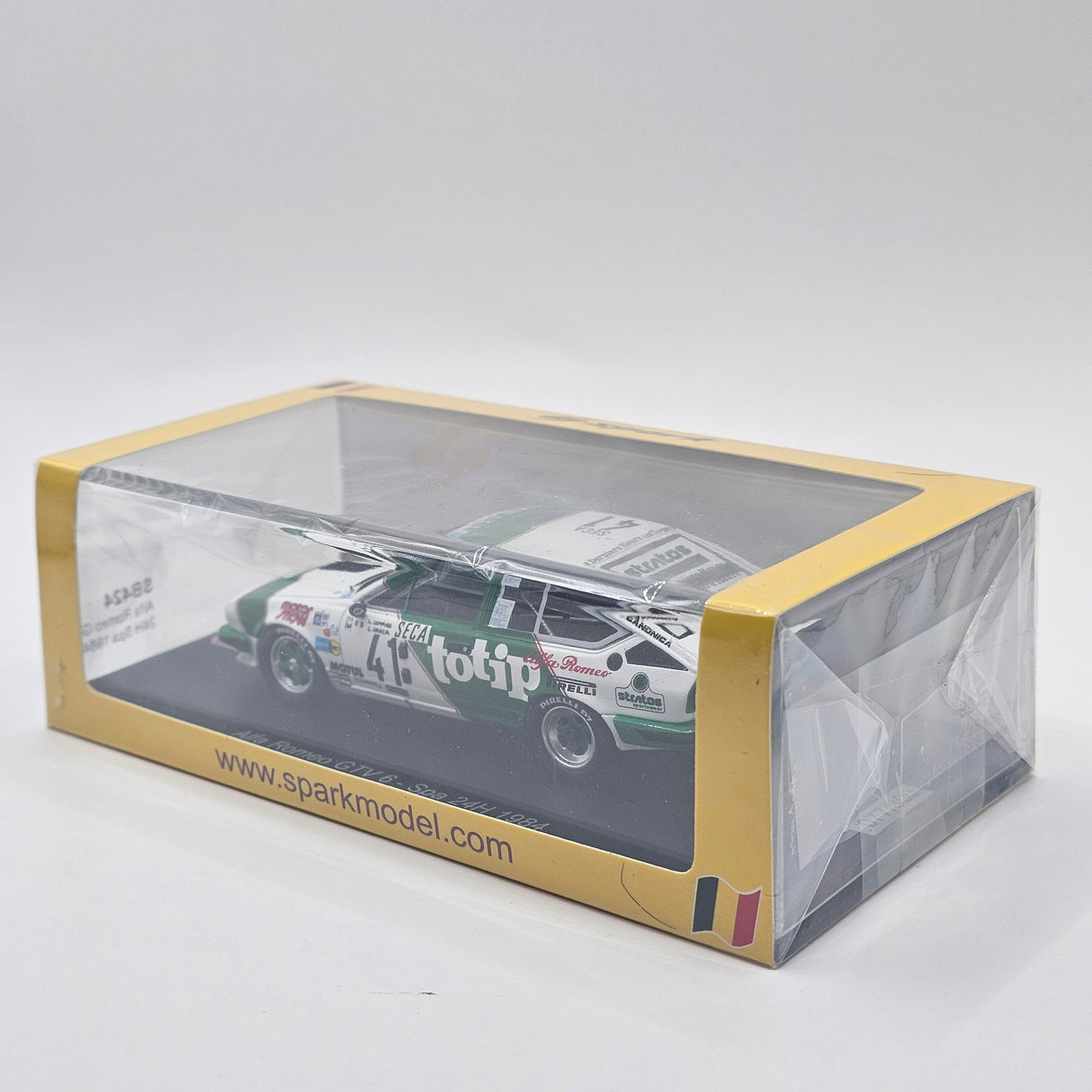 Spark Alfa Romeo Alfetta GTV/6 #41 Biesse Racing Team 24Hrs Spa 1984 1/43 Scale