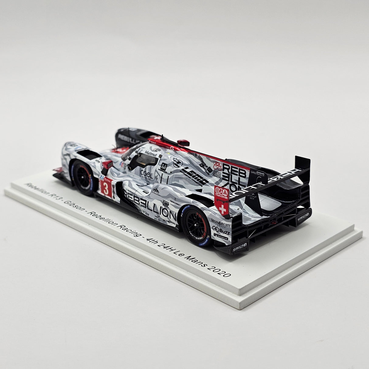 Spark Rebellion R13 #3 Rebellion Racing 24Hrs Le Mans 2020 1/43 Scale S7956