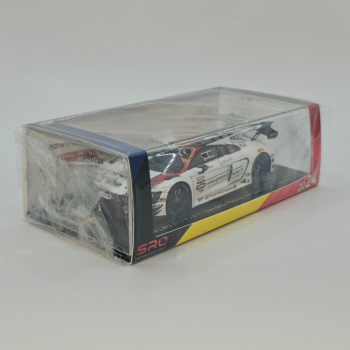 Spark Audi R8 GT3 EVO II #25 Saintéloc Racing 24Hrs Spa 2024 1/43 Scale SB791