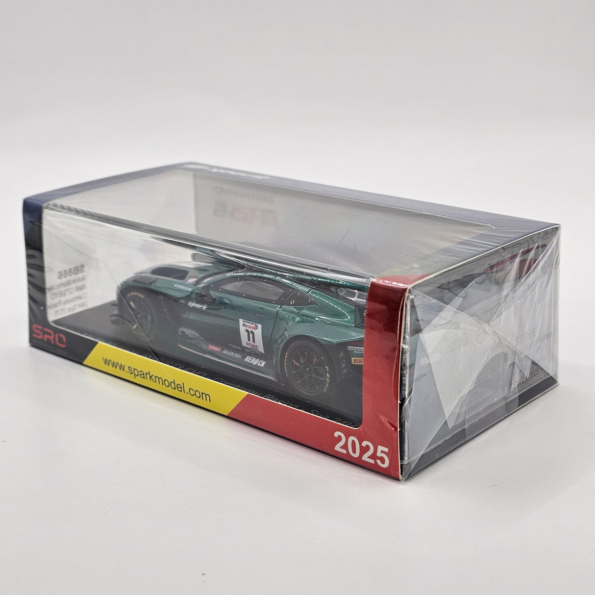 Spark Aston Martin Vantage AMR GT3 EVO #11 Comtoyou Racing 24Hrs Spa 2025 1/43 Scale