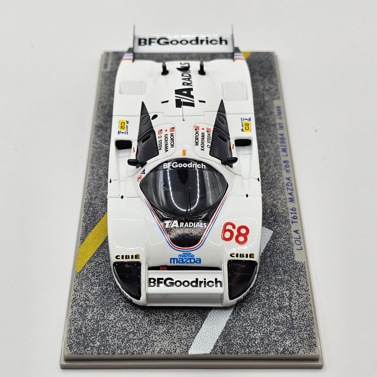 Spark Lola T616 Mazda #68 BF Goodrich Le Mans 24Hrs 1984 Rotary History 1/43 Scale