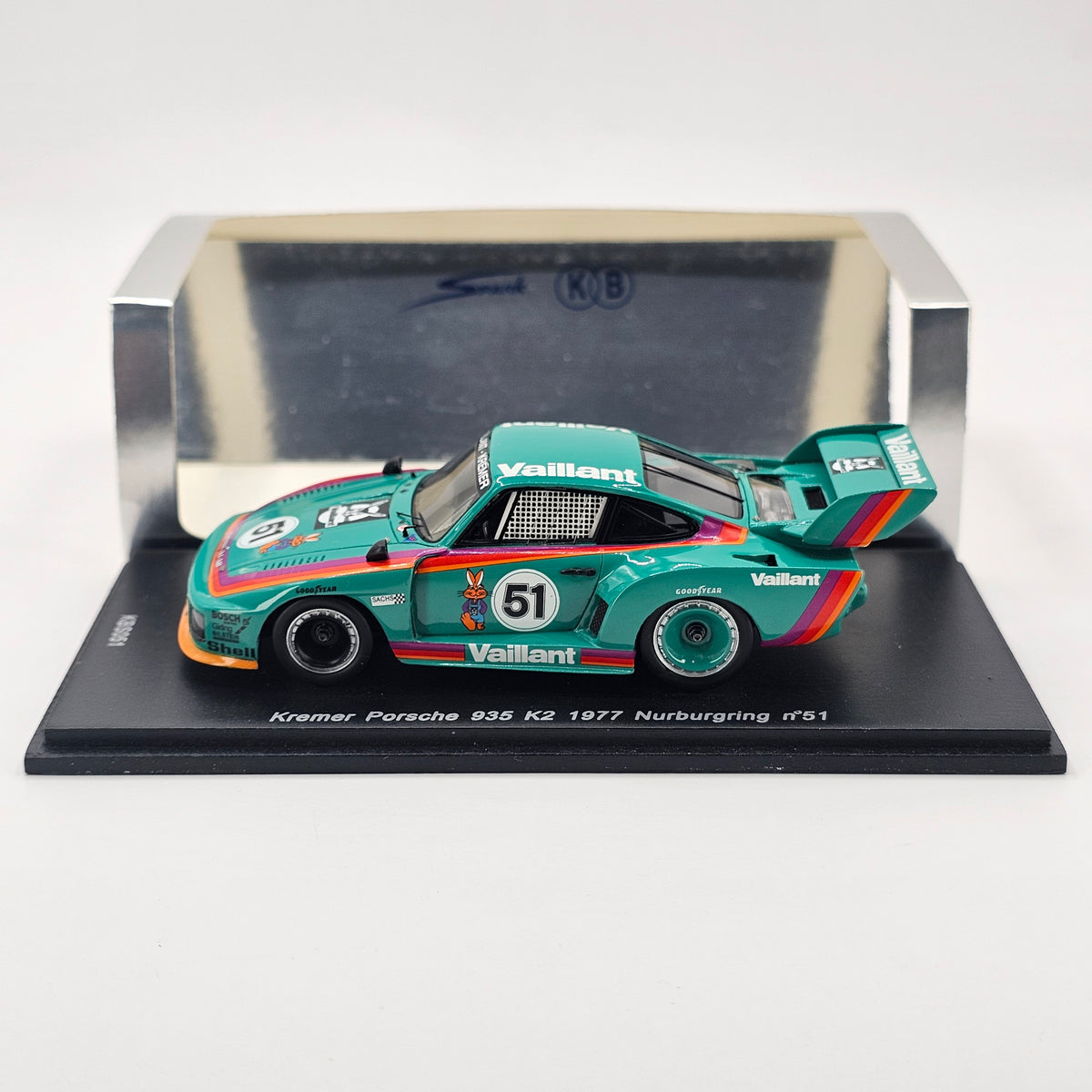 Spark Porsche 935 K2 #51 Kremer Racing Nürburgring 300KM 1977 1/43 Scale