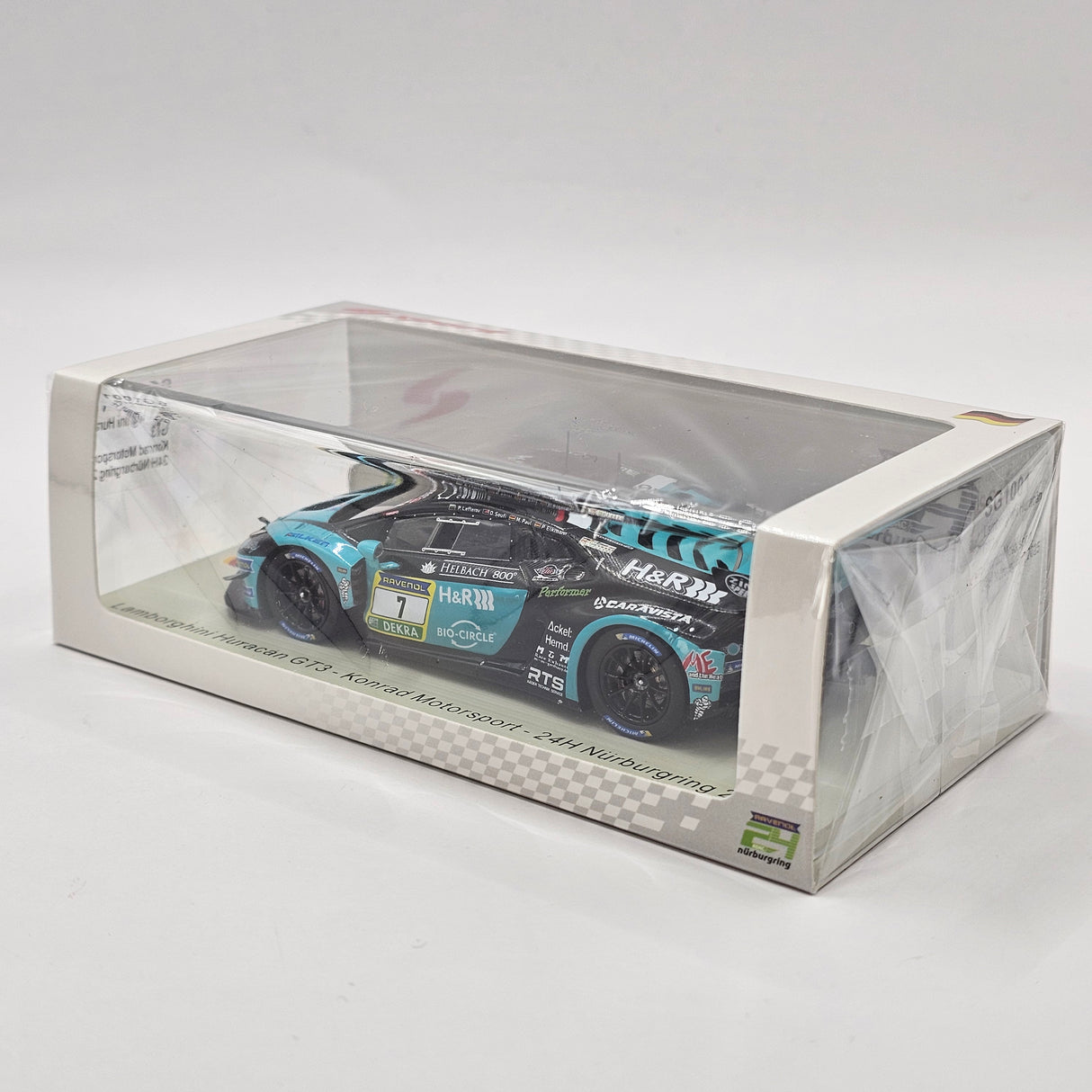 Spark Lamborghini Huracán GT3 Evo 2 #7 Konrad Motorsport 24Hrs Nurburgring 1/43 Scale