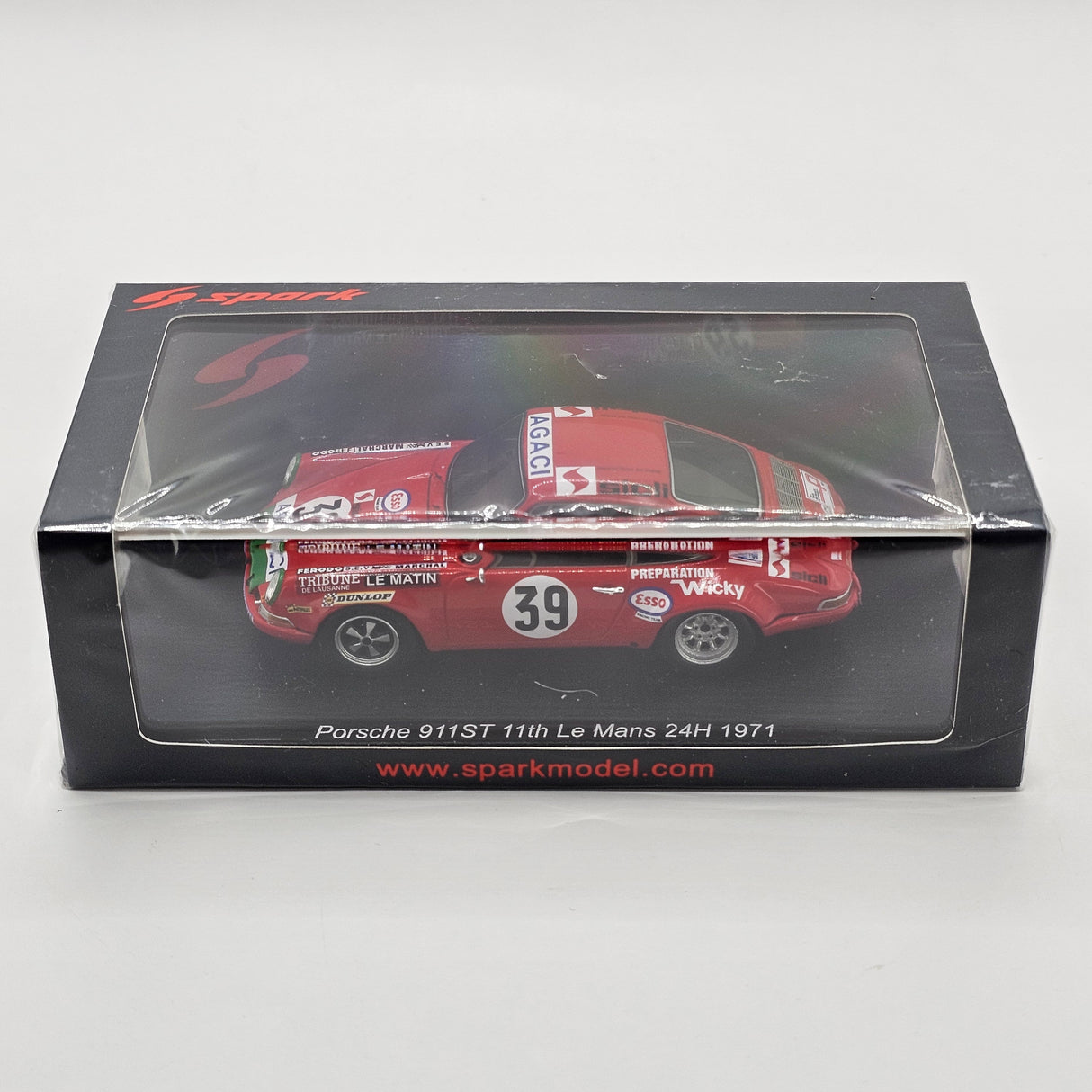 Spark Porsche 911S #39 A.G.A.C.I. 24Hrs Le Mans 1971 1/43 Scale S9765