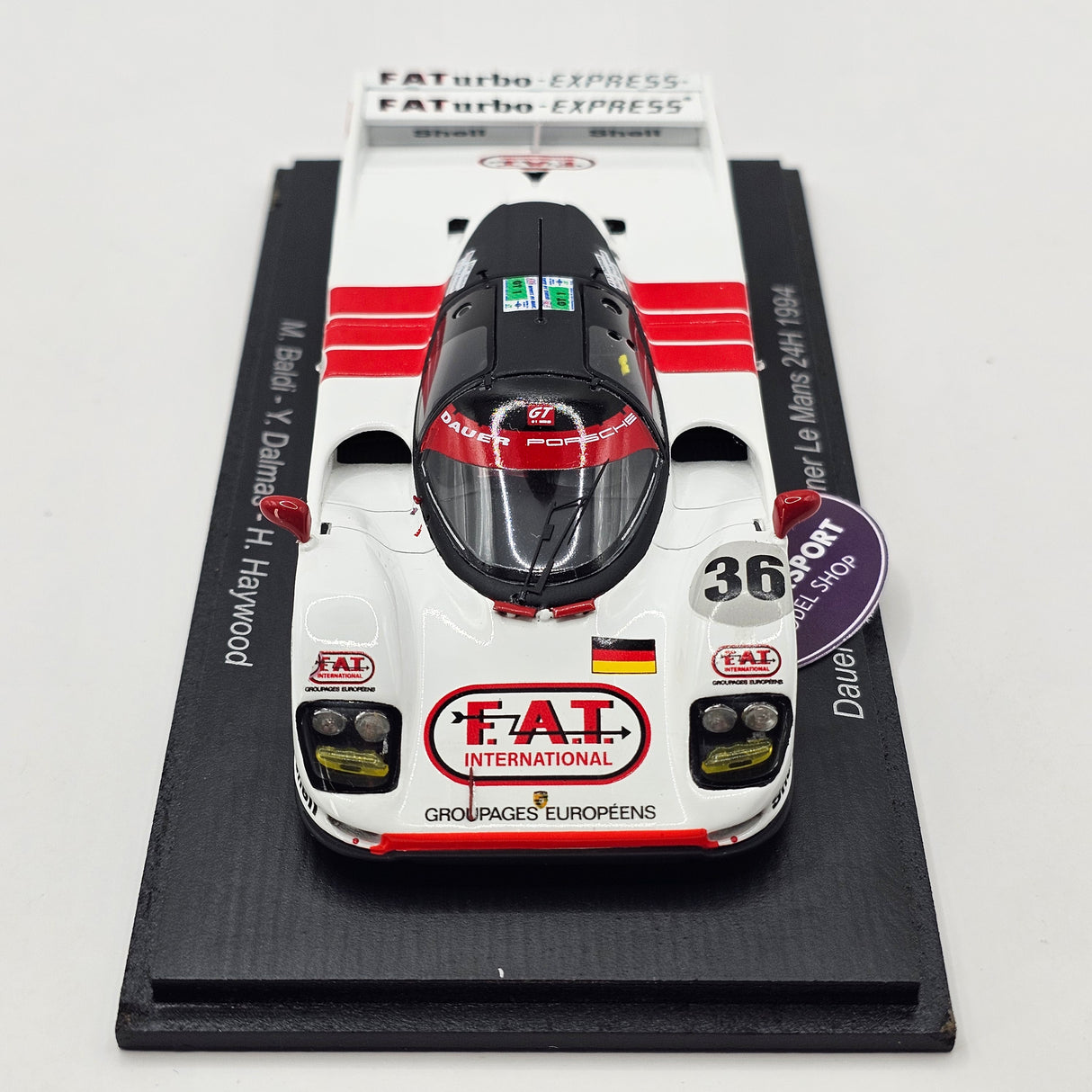 Spark Porsche Dauer 962 #36 Le Mans Porsche Team 24Hrs Le Mans 1994 Winner 1/43 Scale