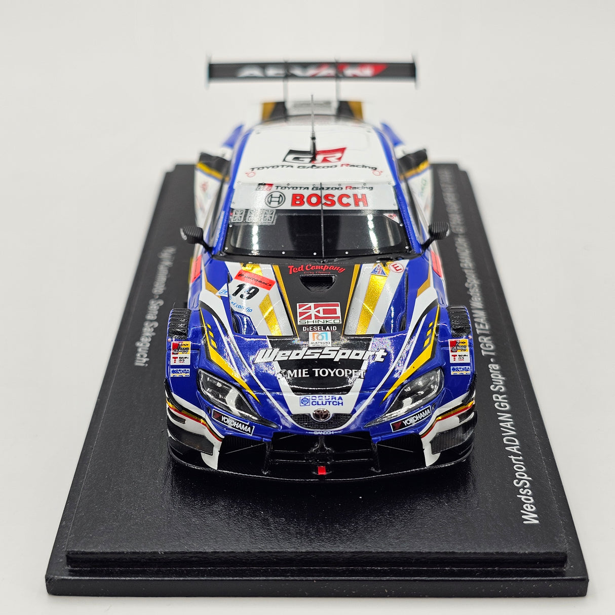 Spark Toyota GR Supra GT500 #19 WedsSport Bandoh Super GT 2022 1/43 Scale