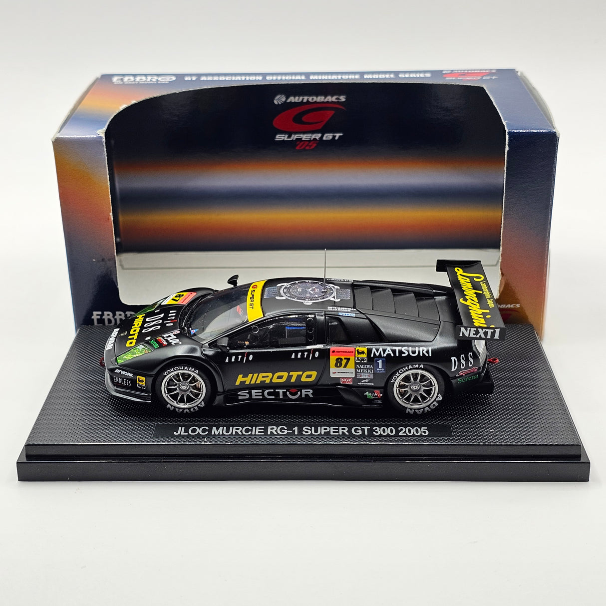 EBBRO Lamborghini Murcielago #87 JLOC Super GT GT300 2005 1/43 Scale