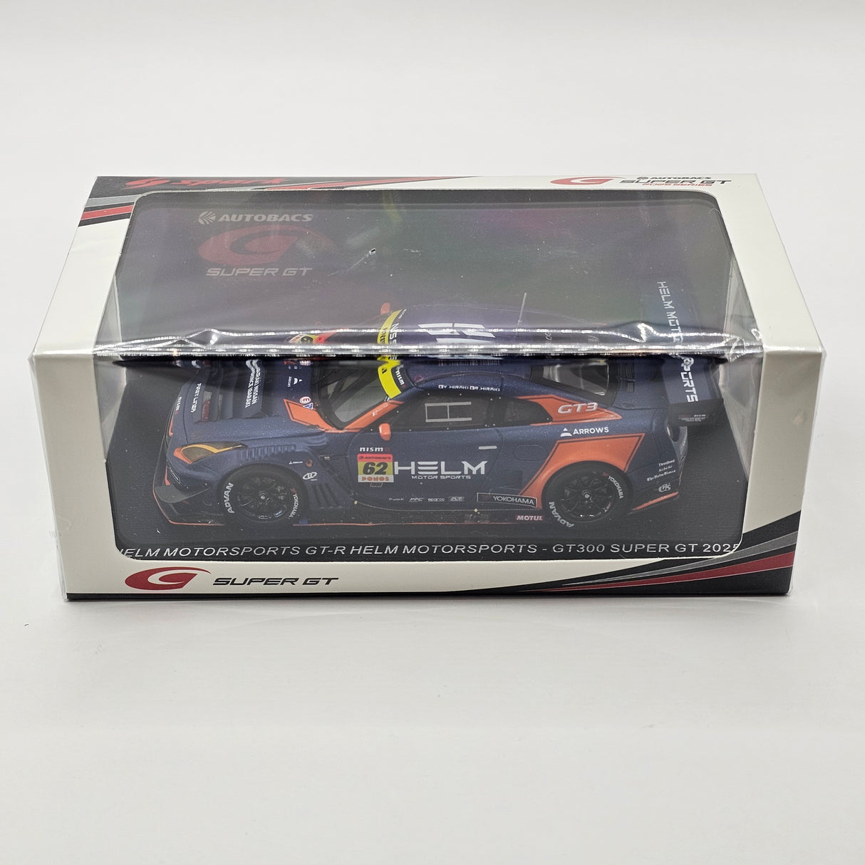 Spark Nissan GT-R Nismo GT3 #62 HELM Motorsports Super GT GT300 2025 1/43 Scale