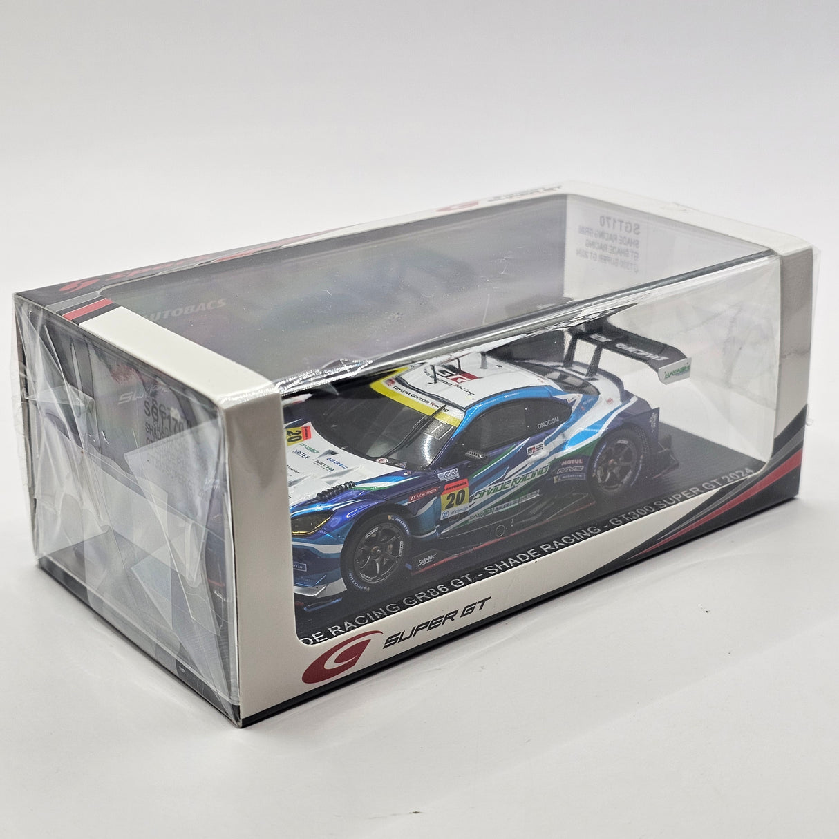 Spark Toyota GR86 #20 SHADE Racing Super GT GT300 2024 1/43 Scale SGT170