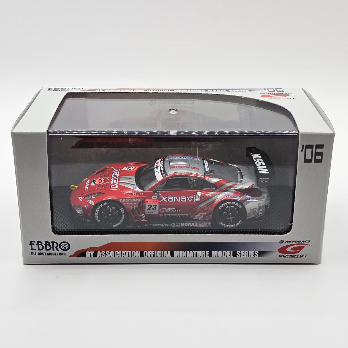 EBBRO Nissan Z #23 Xanavi Nismo Super GT GT500 2006 1000km Suzuka 1/43 Scale