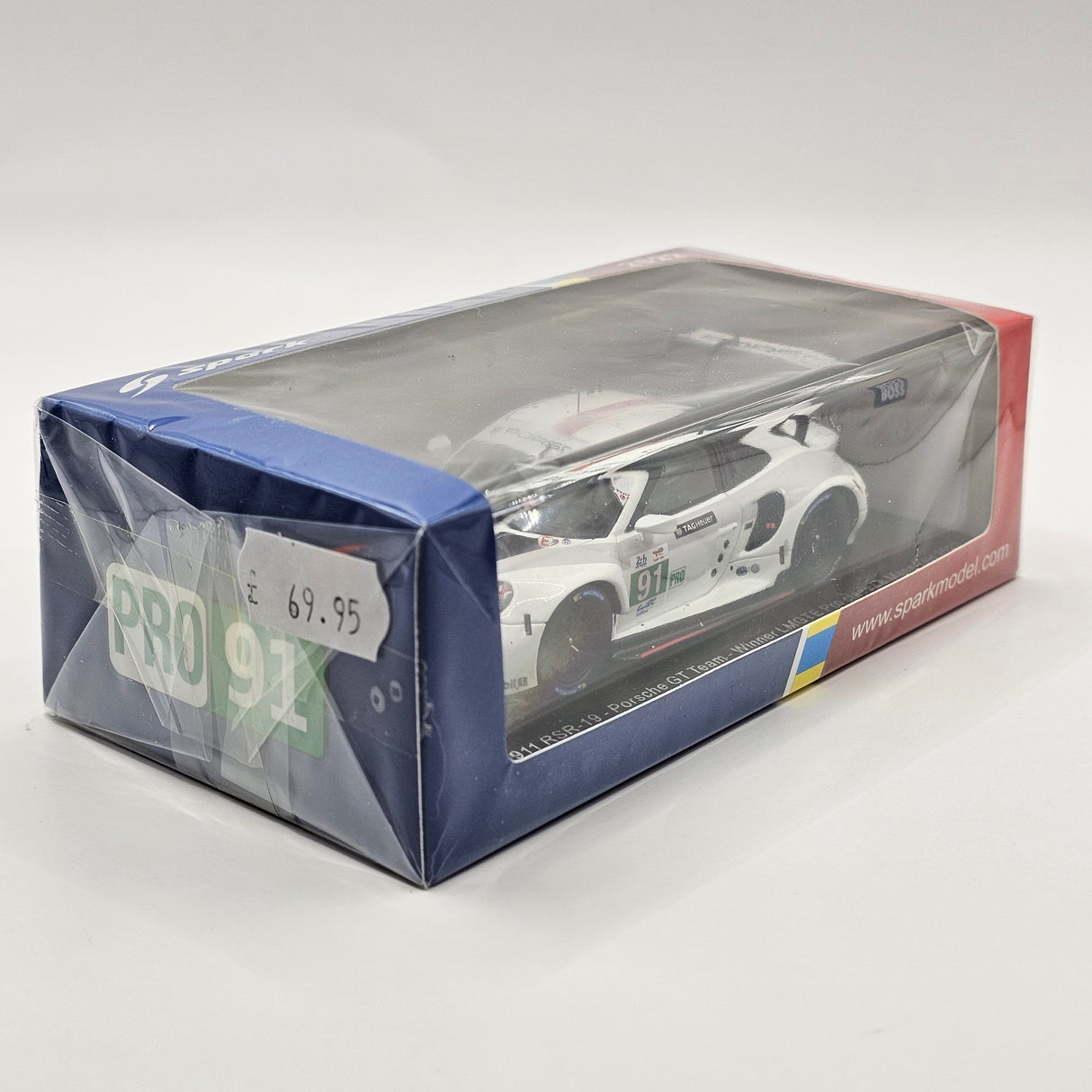 Spark Porsche 911 RSR-19 #91 Porsche GT Team Winner GTE Pro Le Mans 2022 1/43 Scale