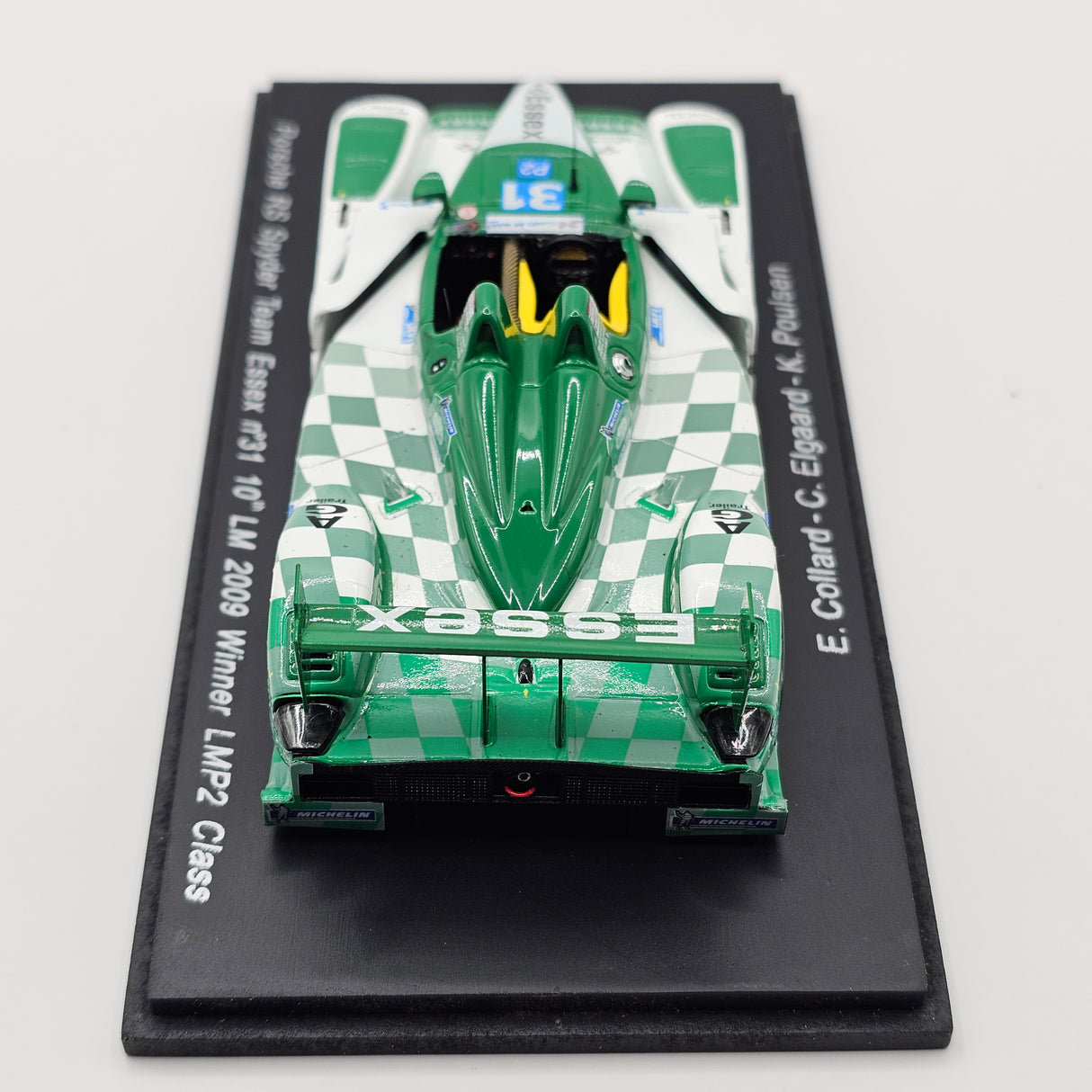 Spark Porsche RS Spyder Evo #31 Team Essex LMP2 Win 24Hrs Le Mans 2009 1/43 Scale
