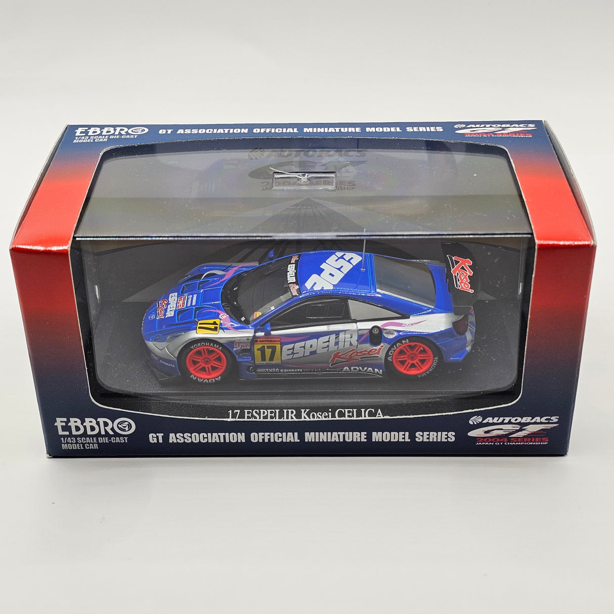 EBBRO Toyota Celica #17 Spirit Motorsport JGTC 2004 GT300 1/43 Scale
