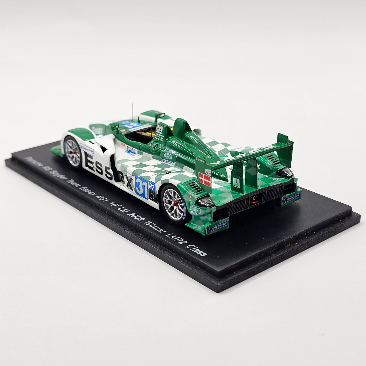 Spark Porsche RS Spyder Evo #31 Team Essex LMP2 Win 24Hrs Le Mans 2009 1/43 Scale