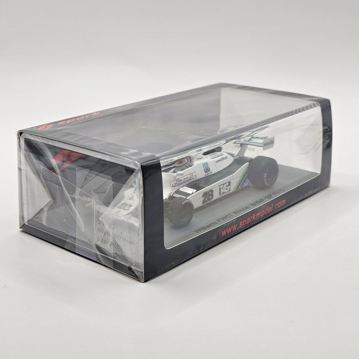 Spark Williams FW07 #28 Clay Regazzoni British F1 GP 1979 Winner 1/43 Scale S6990