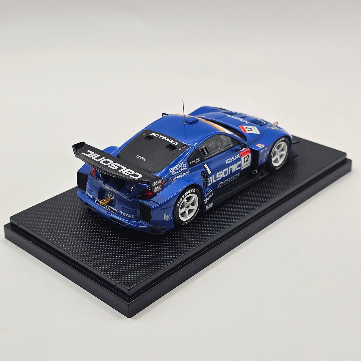 EBBRO Nissan Z #12 Calsonic Impul Super GT GT500 2005 Malaysia 1/43 Scale