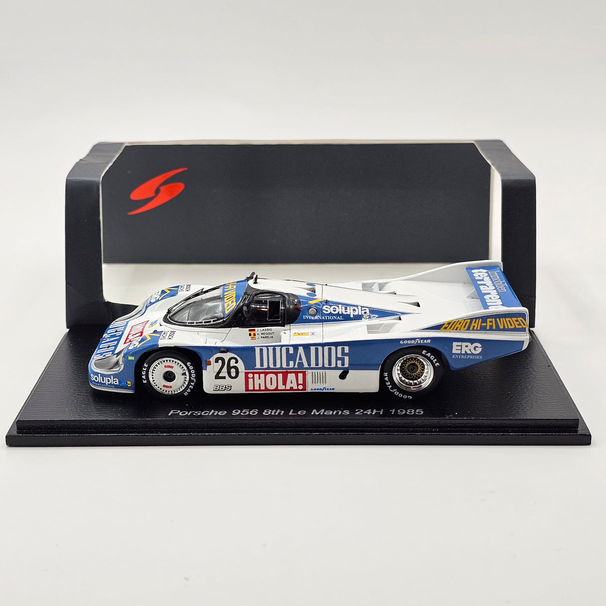 Spark Porsche 956 #26 Ducados Obermaier Racing 24Hrs Le Mans 1985 1/43 Scale S9865