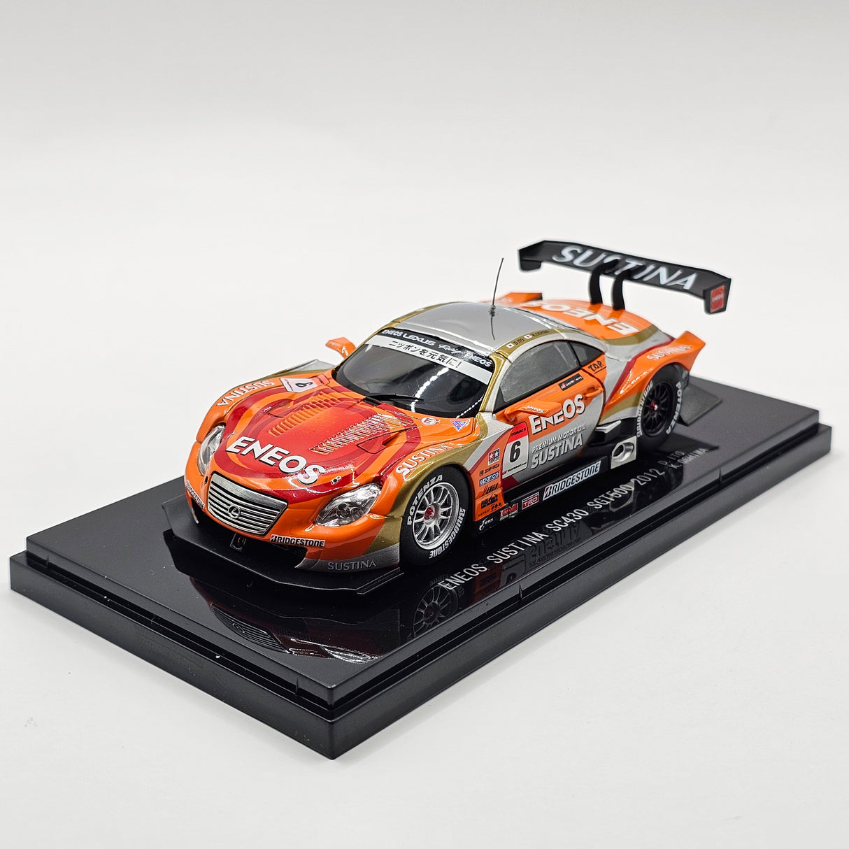 EBBRO Lexus SC430 #6 Lexus Team LeMans ENEOS Super GT 2012 1/43 Scale